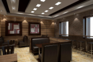 Разработка дизайн интерьера fast-food, г.Якутск