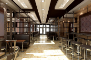 Разработка дизайн интерьера fast-food, г.Якутск