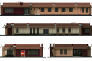 Разработка дизайн фасада для "Burger Master"