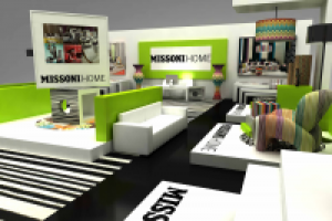 Разработка дизайна стенда для Missoni