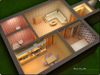 Планировка_01 цок.этаж (3ds Max + VRay)