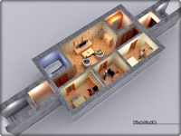 Планировка_02 цок.этаж (3ds Max + VRay)