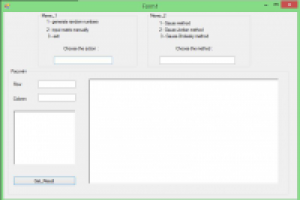 Решение систем уравнений разными методами