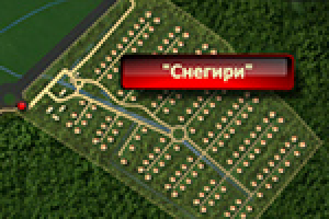 Карта проезда к загородному посёлку