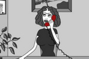 Персонажиха с телефоном