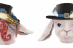 отрисовка сувенира для Mr.Christmas, заяц, кукла