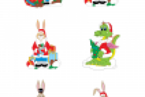 разработка сувенирной продукции для Mr.Christmas, брелоки зайцы