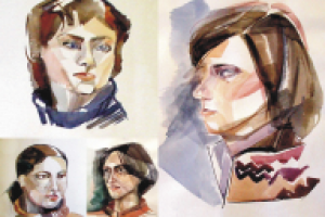 акварельные наброски