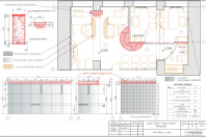 некоторые рабочие чертежи дизайн проекта студии дизайна
