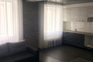 Завершённый дизайн- проект кухни- гостиной