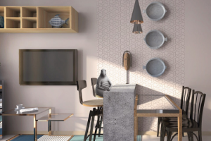 кухня-гостиная в ЖК Квартал солнечный