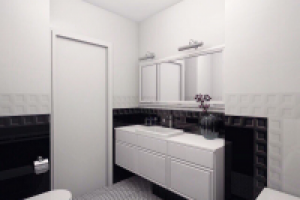 Визуализация ванной комнаты, ЖК КАН