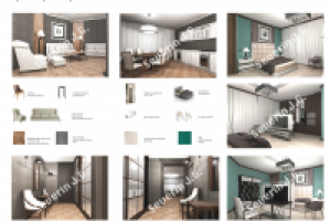 Одна из первых работ, ЖК Новомосковский