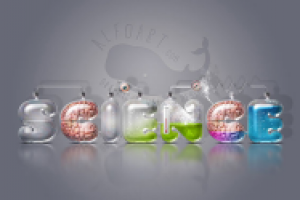 Перевод урока Создаем стеклянные буквы