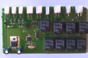 Блок управления климатическим оборудованием микроавтобуса