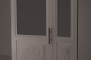 3д модель входной двери