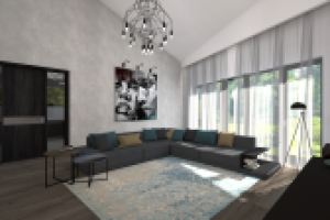 Гостиная в частном доме