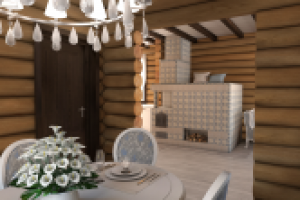 Сруб в классическом стиле