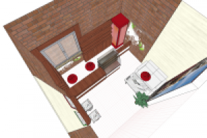 Дизайн буфета. Сеть буфетов и кафе "Шеф Повар" (Саратов)