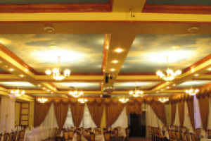 Роспись "Небо" в ресторане "Мимино"