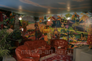 Роспись в стиле Гогена