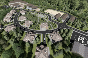 Проект загородного апарт-отеля  территория 25000м2