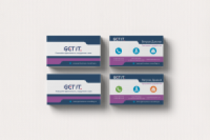 Концепт визитной карточки компании "Гет бизнес консалтинг"