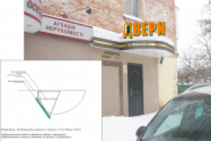 вывеска "Двери"