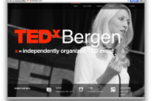 Сайт для конференции TEDxBergen