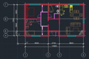 План дома 1 этажа