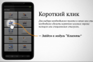 Анимированная инструкция по работе с мобильным приложением