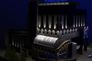 архитектурная подсветка банка (г.Белгород)