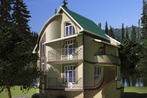 Оформление фасада здания и визуализация