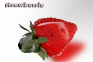 Клубника - лампа