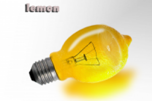 Лимон - лампа