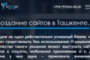 Тексты для сайта веб-студии http://trigger.uz/ru