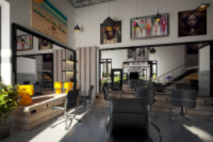 Парикмахерская лофт