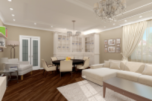 гостиная в классическом стиле