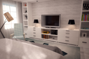 спальня в скандинавском стиле