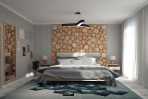 спальня в скандинавском стиле