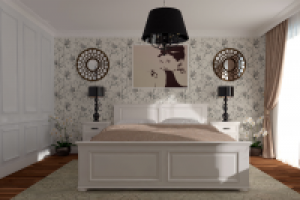 спальня в нео-классическом стиле