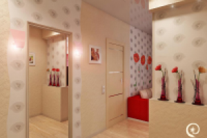 Проект "Красные маки"-кухня - гостиная