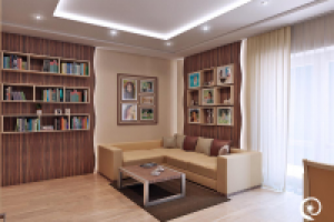 Проект "Спальня для принцессы"-гостиная, кухня, прихожая