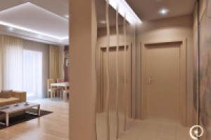 Проект "Спальня для принцессы"-гостиная, кухня, прихожая