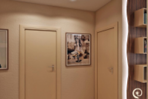 Проект "Спальня для принцессы"-гостиная, кухня, прихожая