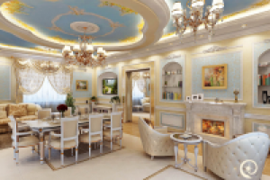 Проект "В стиле Ампир"-гостиная