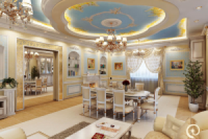 Проект "В стиле Ампир"-гостиная