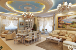 Проект "В стиле Ампир"-гостиная