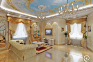 Проект "Дворцовый стиль"-гостиная