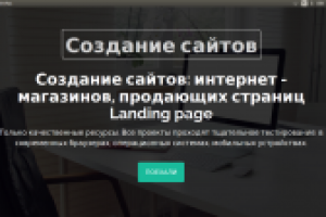 Лендинг пейдж (продающая страница)